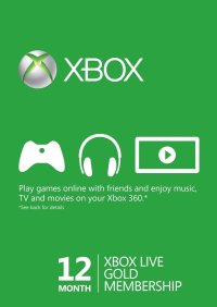 Xbox LIVE 12 Month Gold Membership Xbox LIVE 12 Month Gold Membership