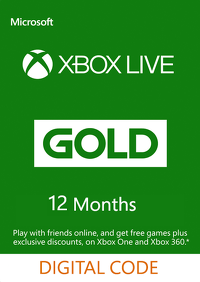 Xbox LIVE 12 Month Gold Membership Xbox LIVE 12 Month Gold Membership