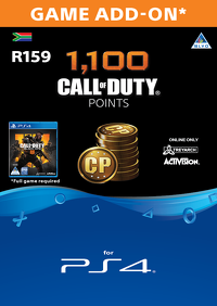 1,100 Call of Duty: Black Ops 4 Points (PS4) 1,100 Call of Duty: Black Ops 4 Points (PS4)