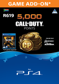 5,000 Call of Duty: Black Ops 4 Points (PS4) 5,000 Call of Duty: Black Ops 4 Points (PS4)