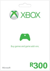 R300 Xbox LIVE Gift Card R300 Xbox LIVE Gift Card