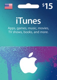 $15 US iTunes Gift Card $15 US iTunes Gift Card