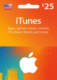 $25 US iTunes Gift Card $25 US iTunes Gift Card