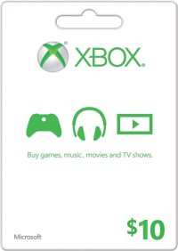 $10 US Xbox LIVE Gift Card $10 US Xbox LIVE Gift Card